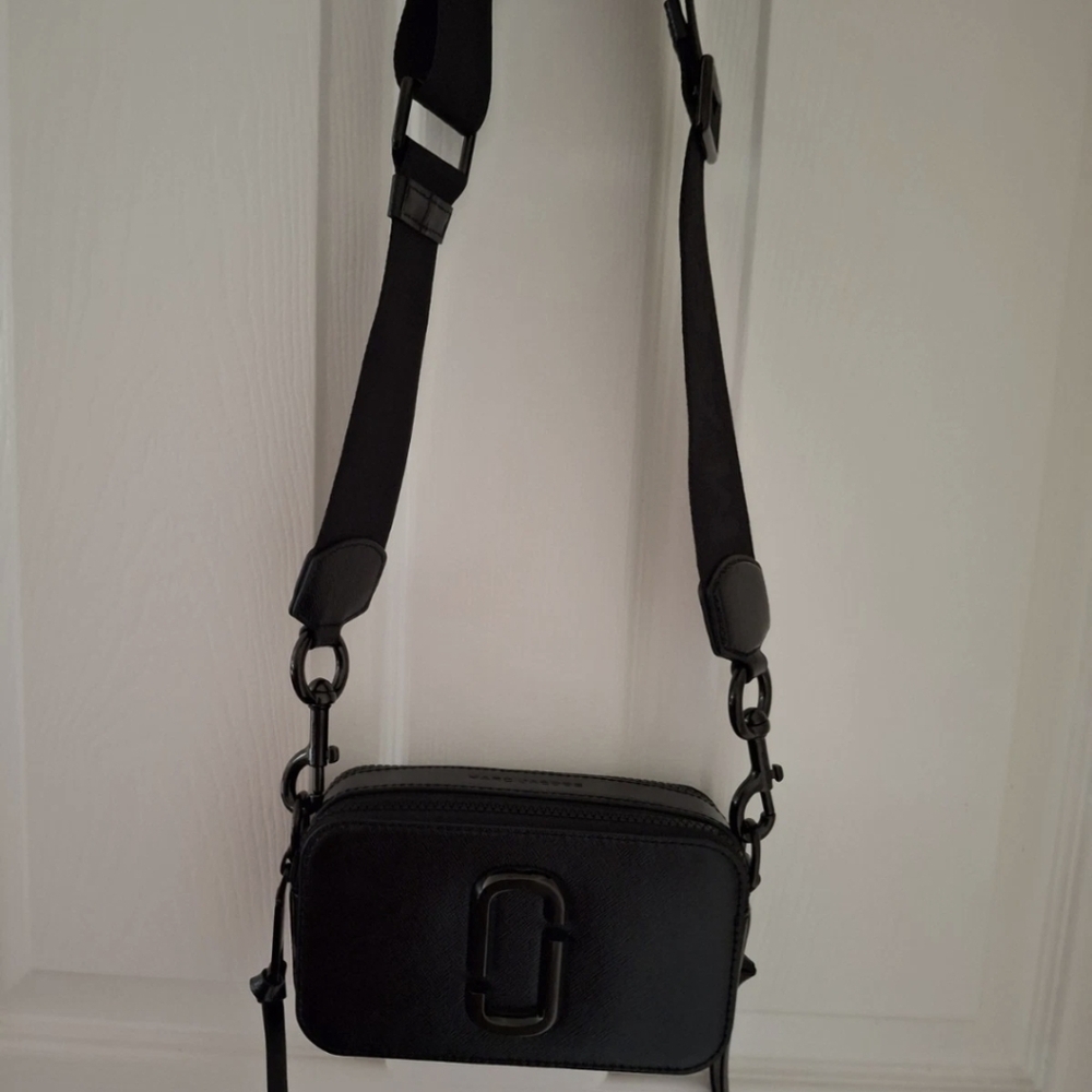 Marc Jacobs Black Crossbody Bag with Adjustable Strap